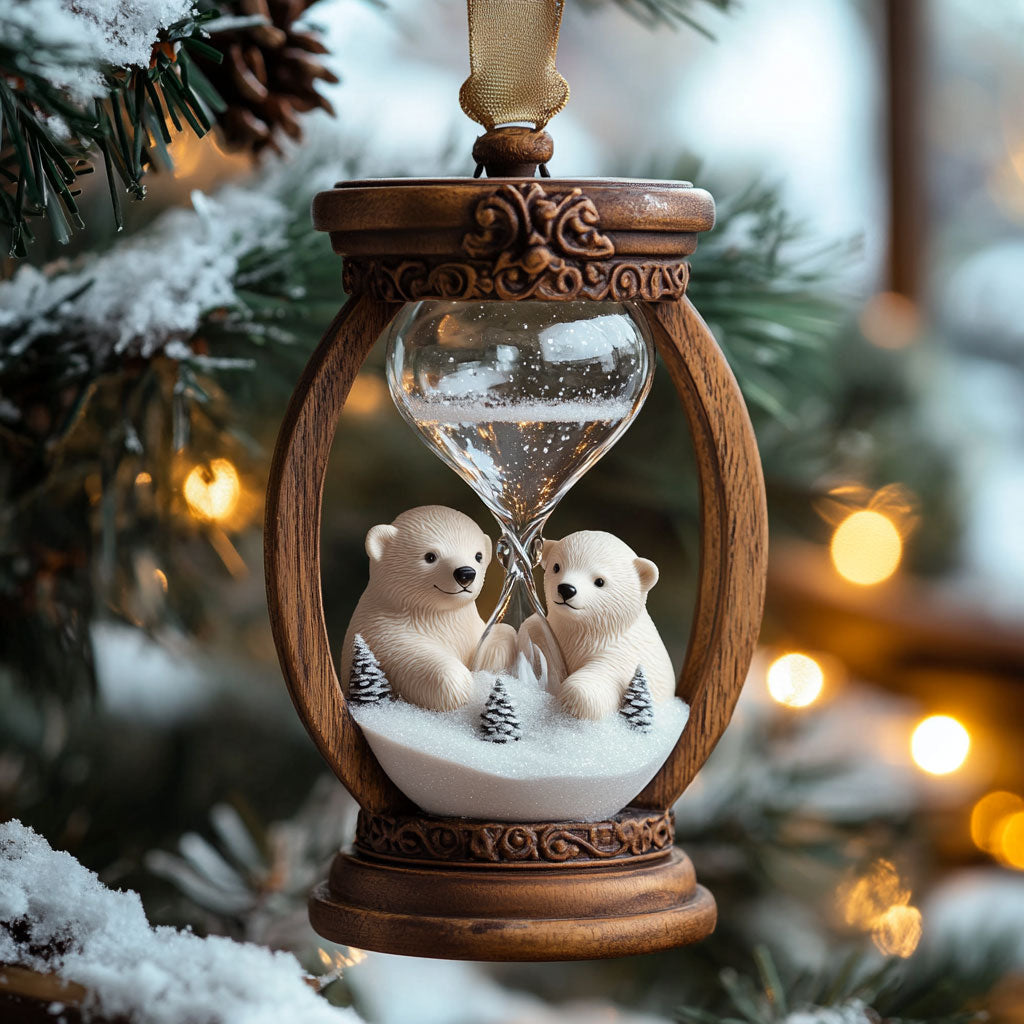 Polar Bear Snowglass WN0812056CL Christmas Ornament