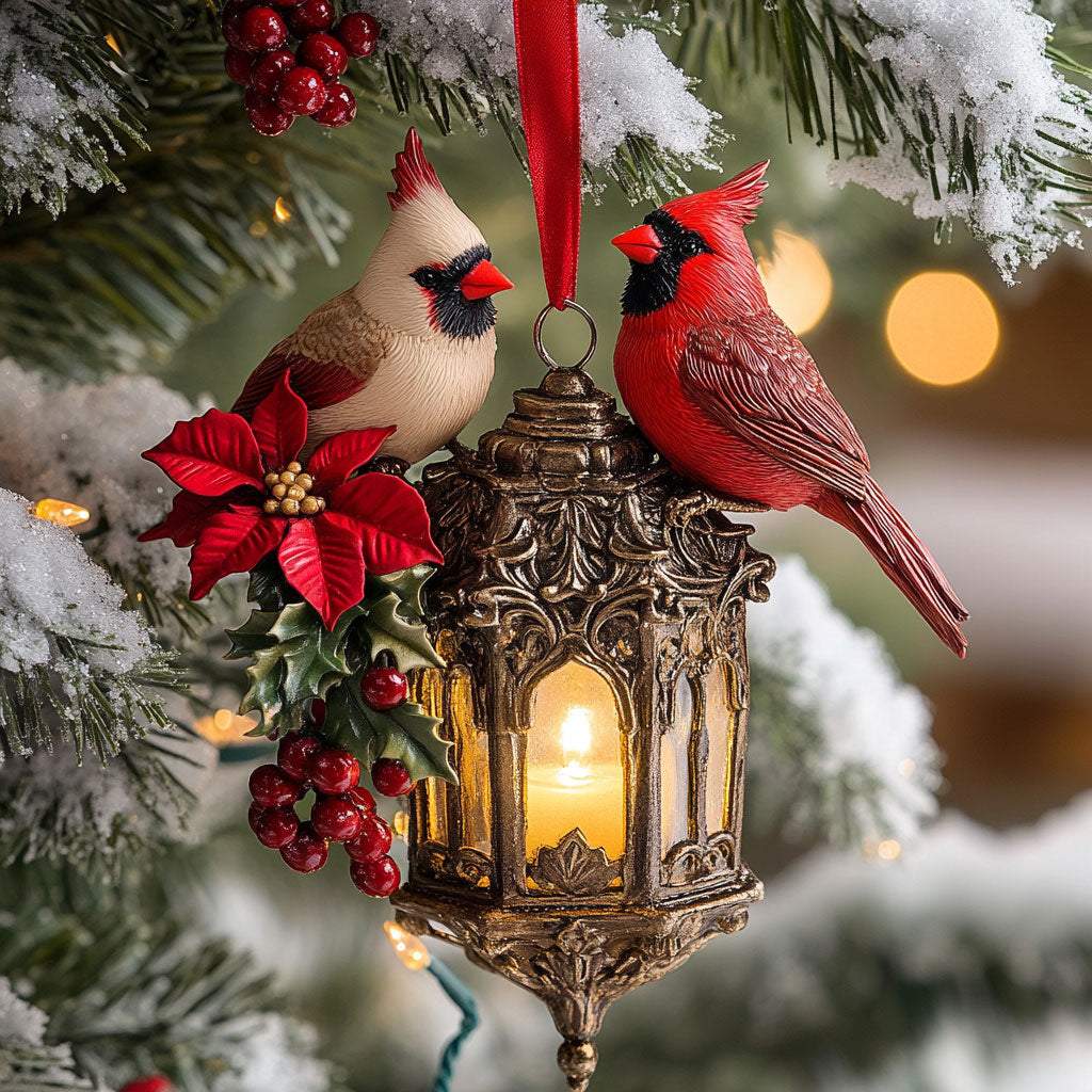 Cardinal Lantern CW2110005CL Christmas Ornament