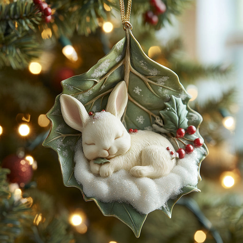 Snowy Bunny CP0312007CL Christmas Ornament