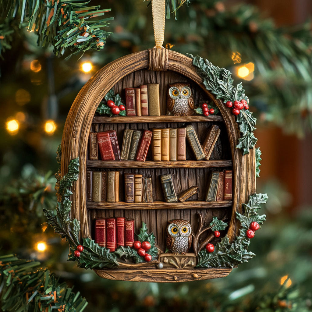 Holly Owl WN2711026CL Christmas Ornament