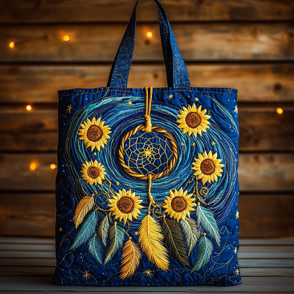 Dreamcatcher Star Petals WN1810032CL Quilted Tote Bag