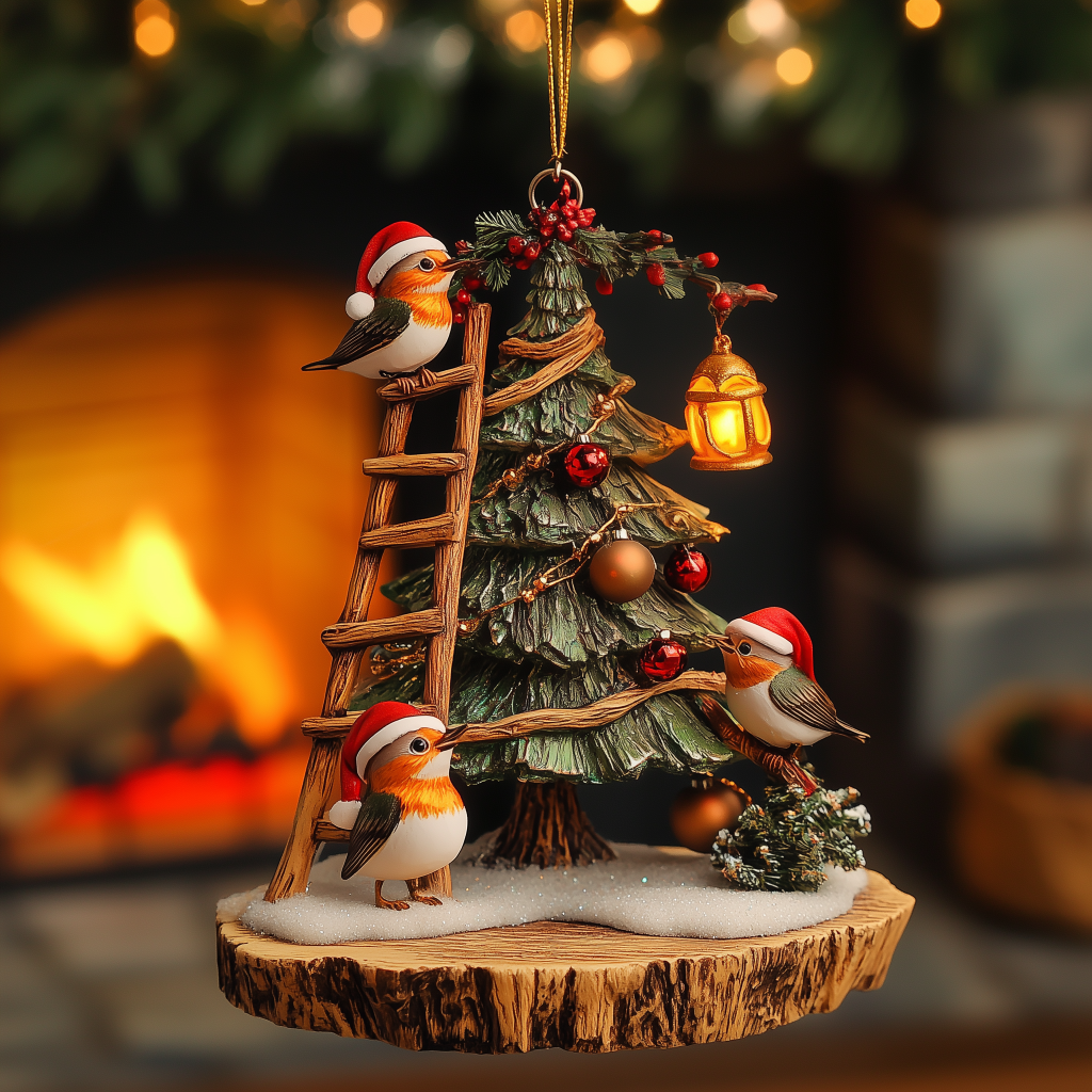 Robin's Christmas Tree LT2210027CL Christmas Ornament