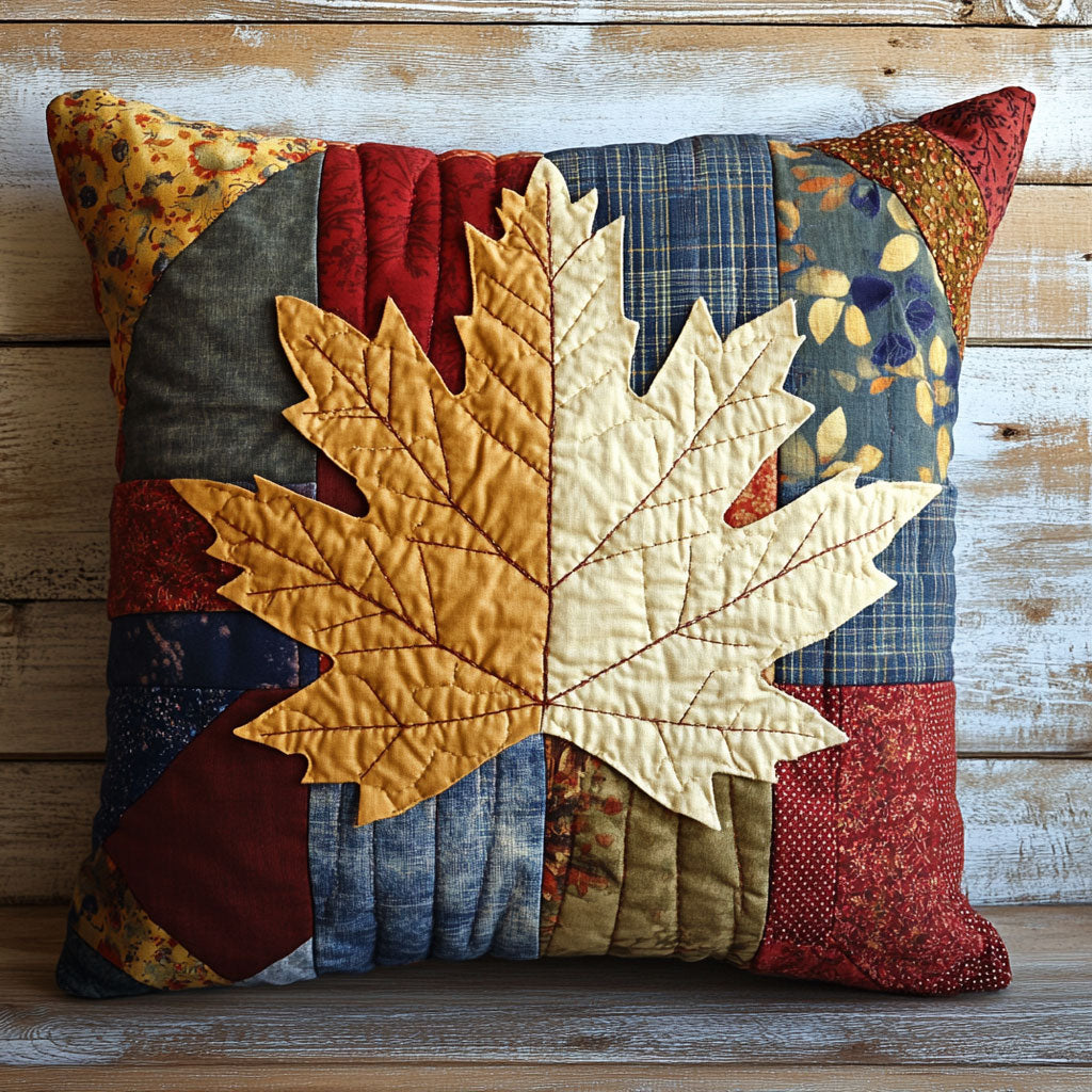 Falling Leaves WJ1110044CL Quilt Pillow Case