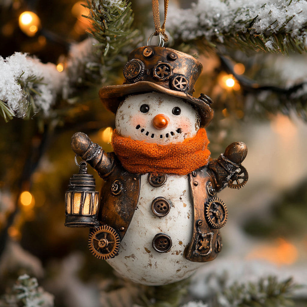 Snowman Gear Mage WN0812085CL Christmas Ornament