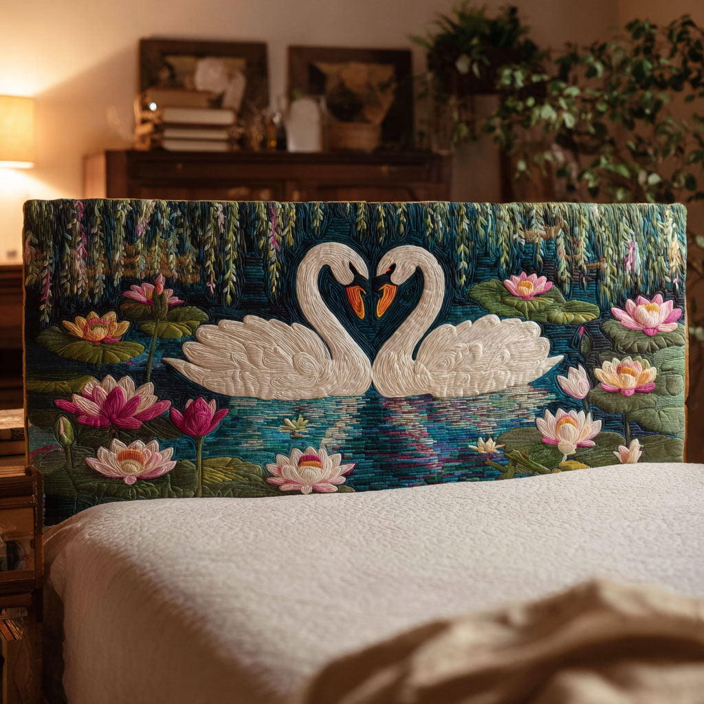 Swan Charm CW0501019CL Quilted Headboard Slipcover