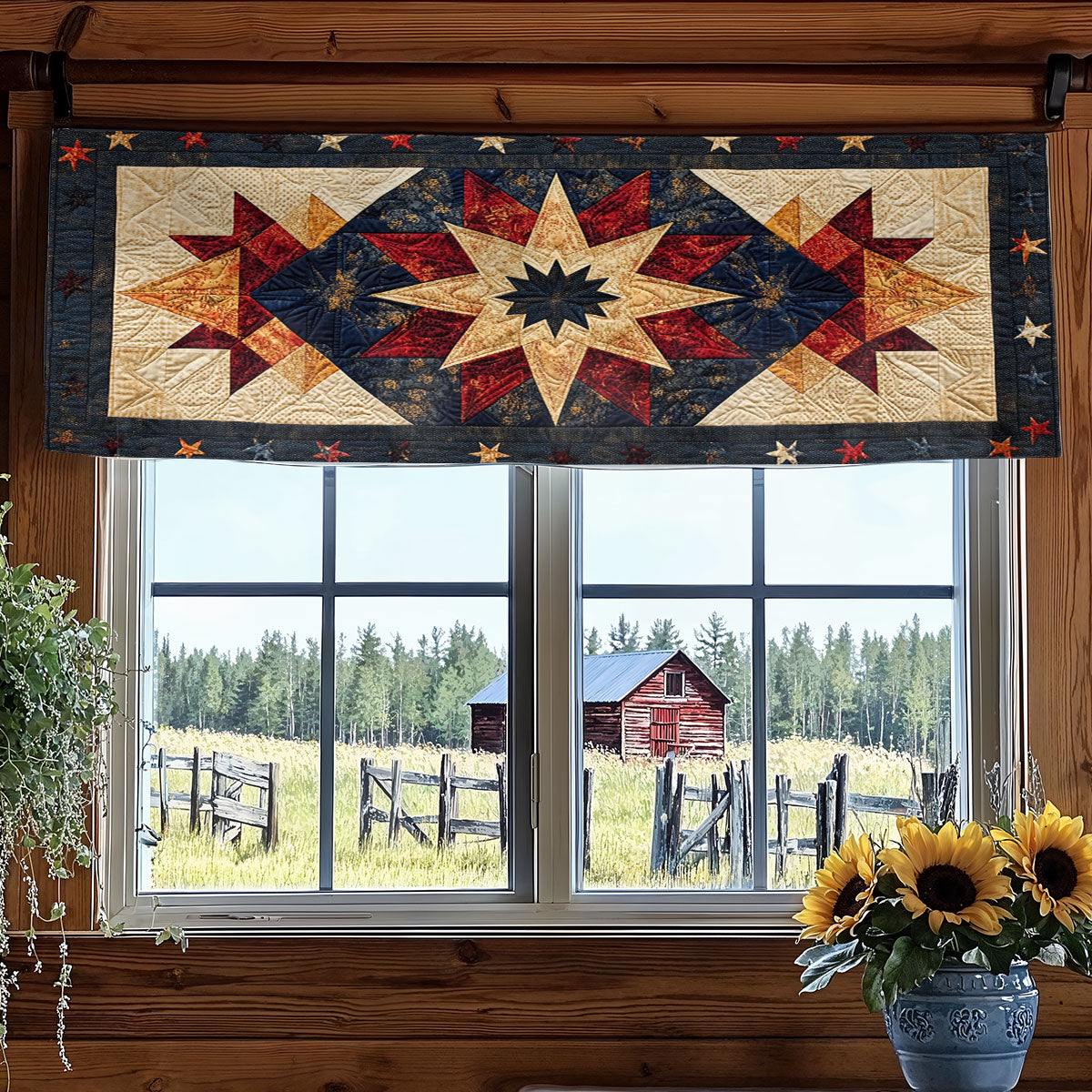 Native Pulse WN2807090CL Quilted Valance