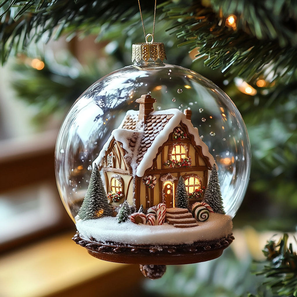 Gingerbread House WJ2411109CL Christmas Ornament