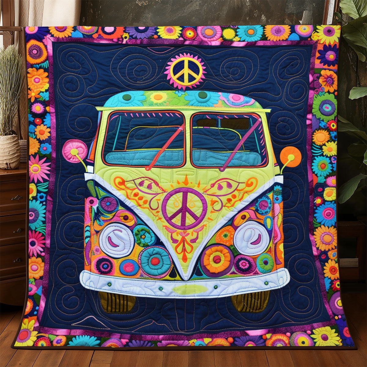 Hippie Van WJ1301040CL Quilt