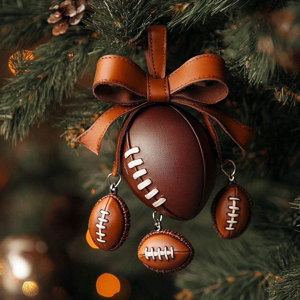 Holiday Rugby WJ2611086CL Christmas Ornament