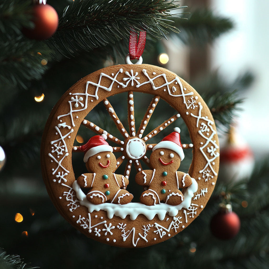 Holiday Wheel WJ0312385CL Christmas Ornament