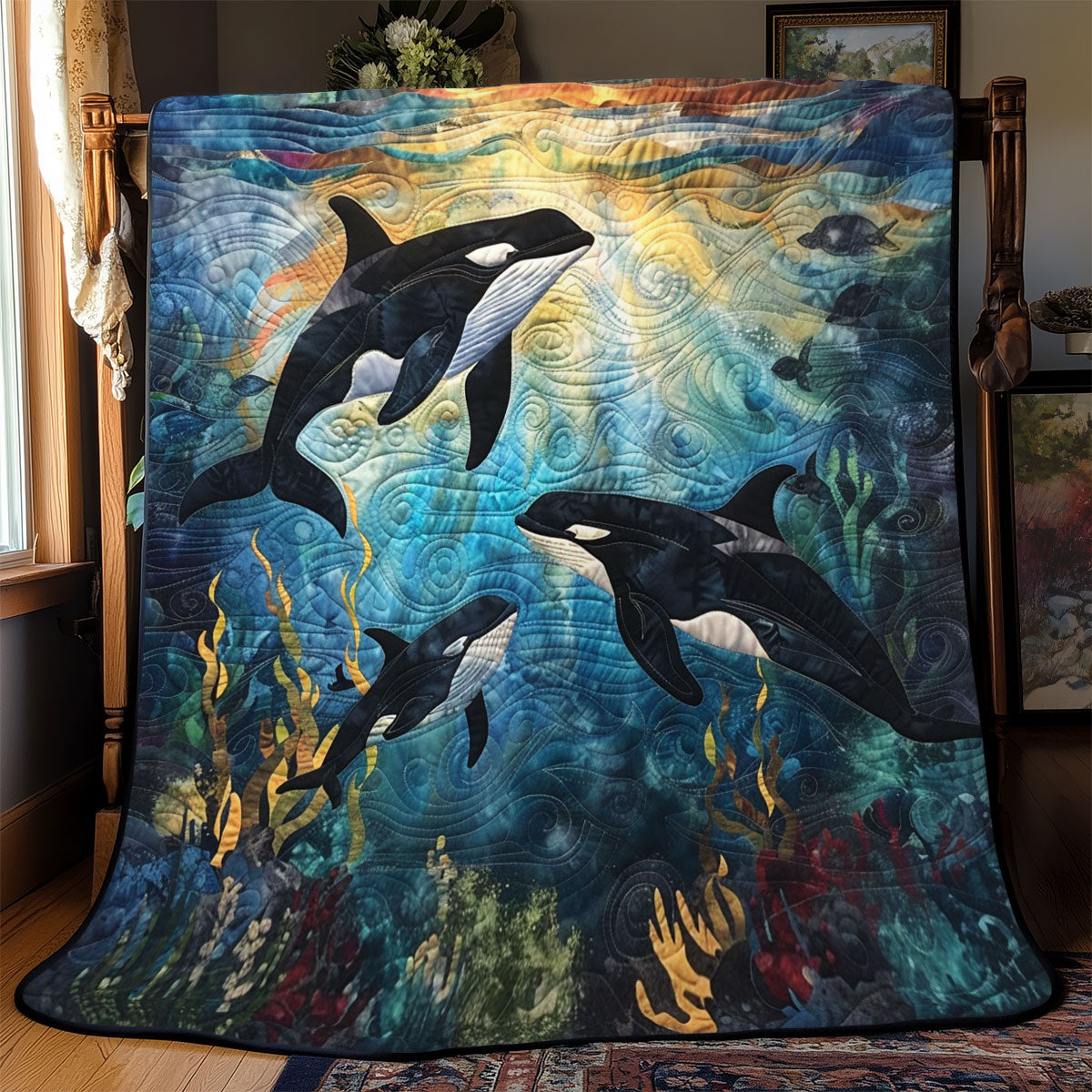 Killer Whale WJ1001049CL Quilt