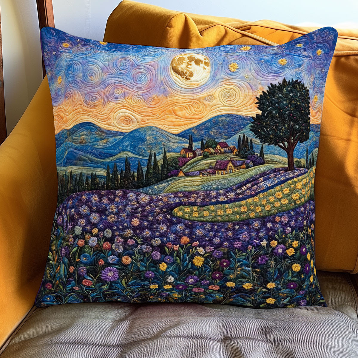 Meadow Blooms WJ1001063CL Quilt Pillow Case