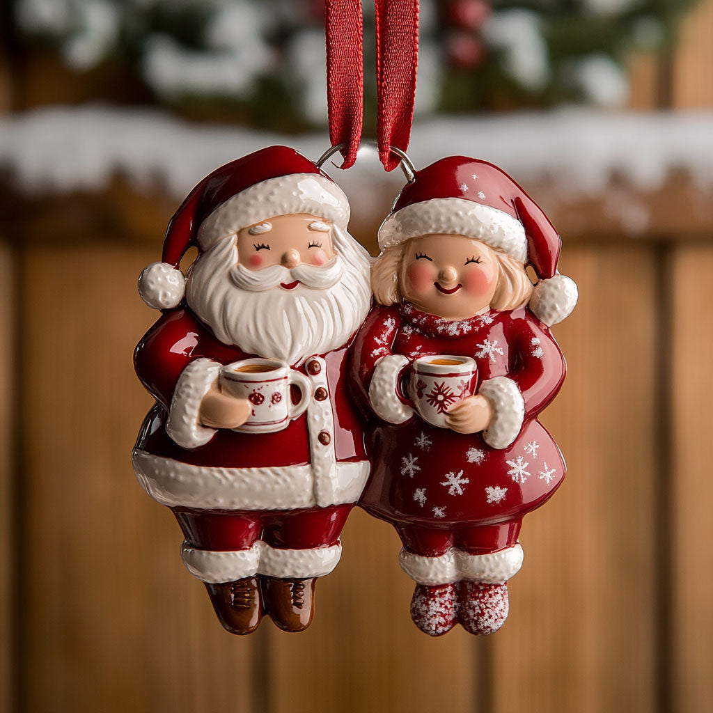 Mr. And Mrs. Claus WJ2411049CL Christmas Ornament