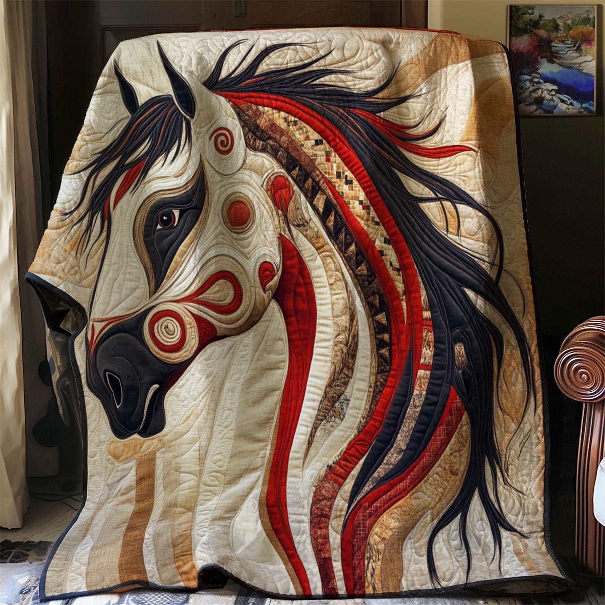 Mystic Horse Path WJ0801036CL Quilt