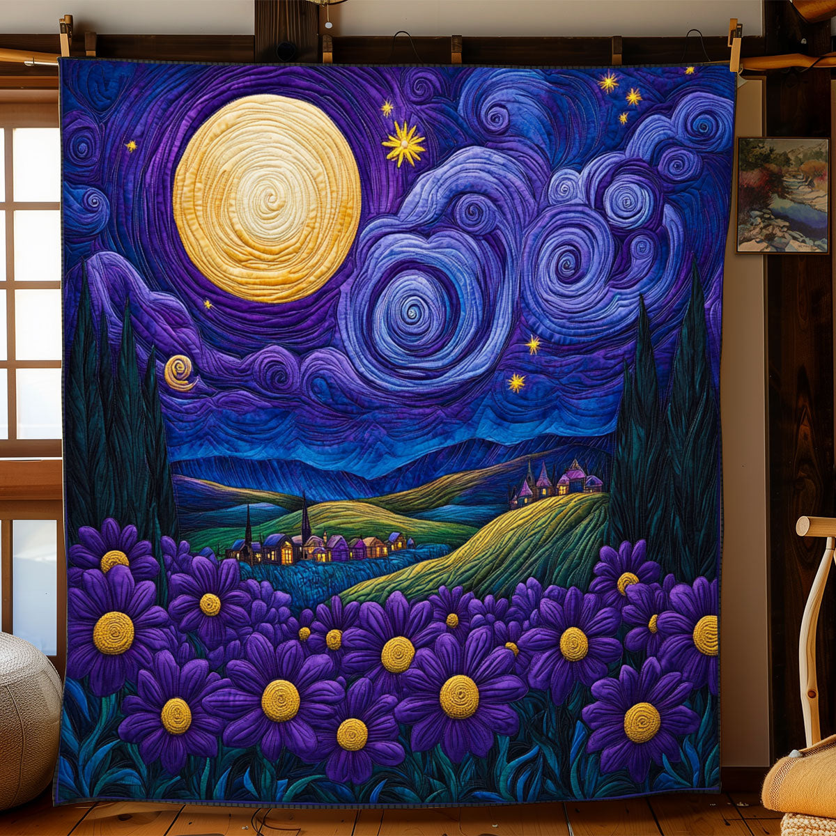 On Purple Sky WJ08040171001010CL Quilt