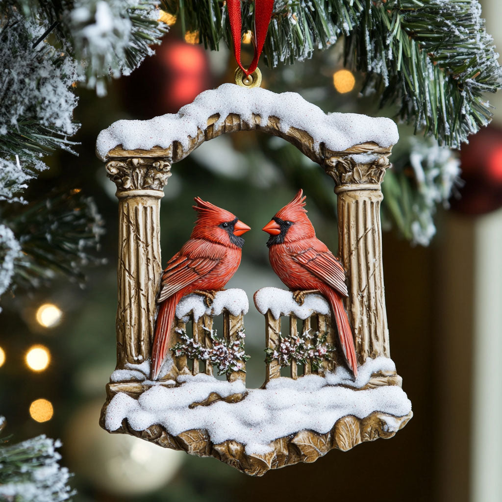 Palace Gate Cardinals WJ0312327CL Christmas Ornament