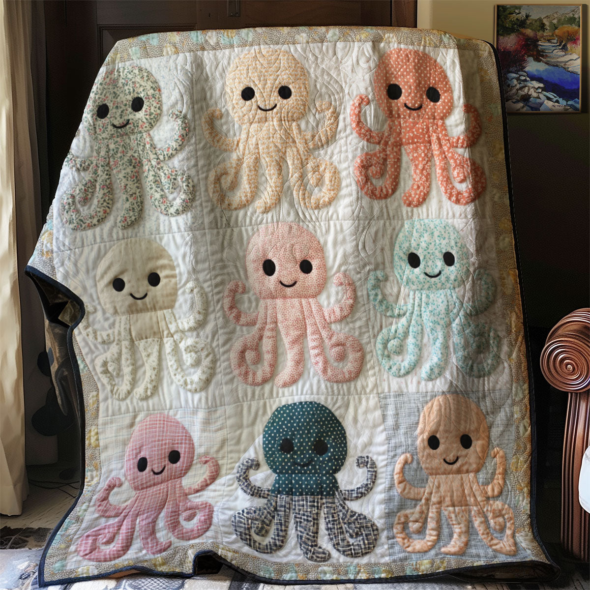 Patchy Octopus WJ0901049CL Quilt