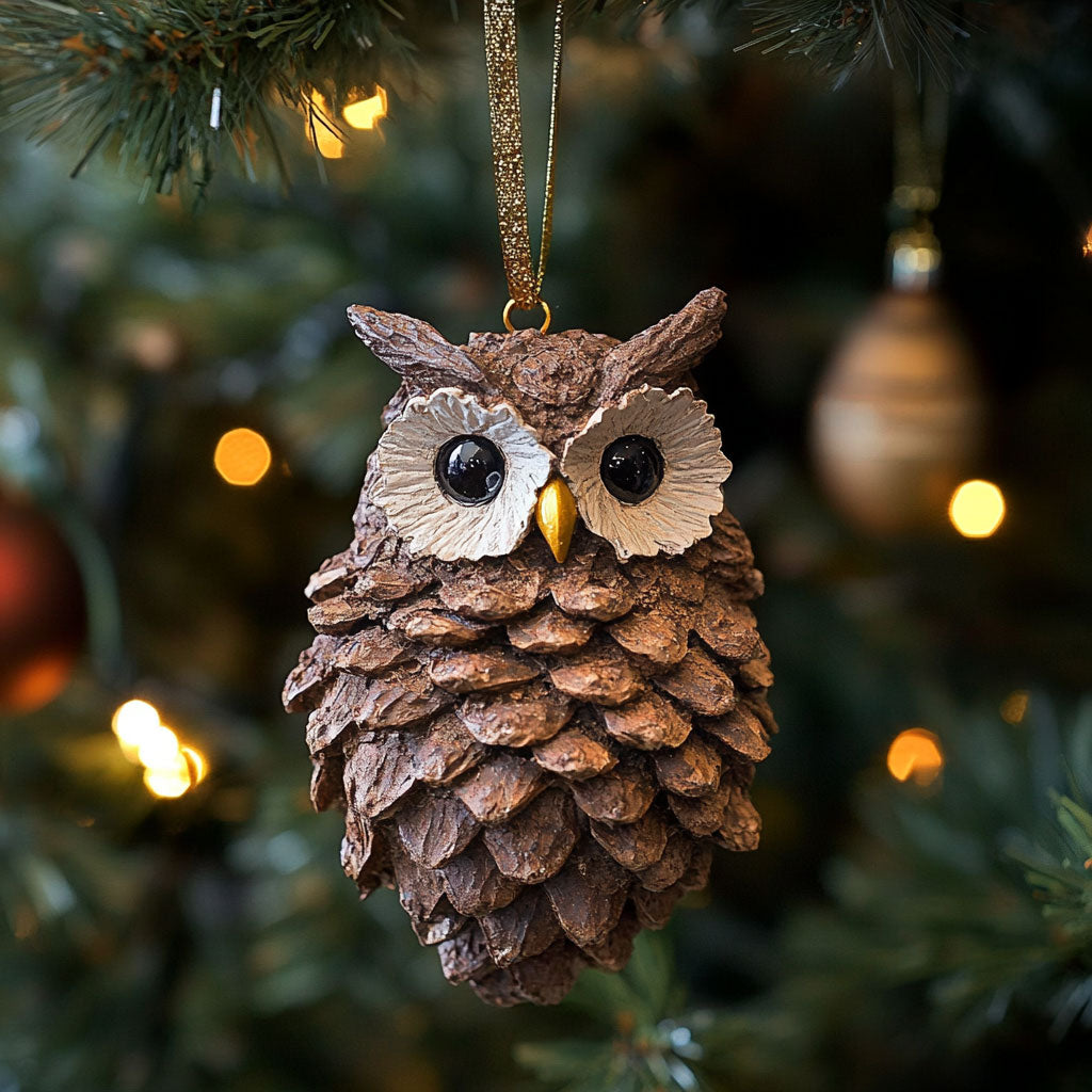 Piney The Owl WJ2411033CL Christmas Ornament