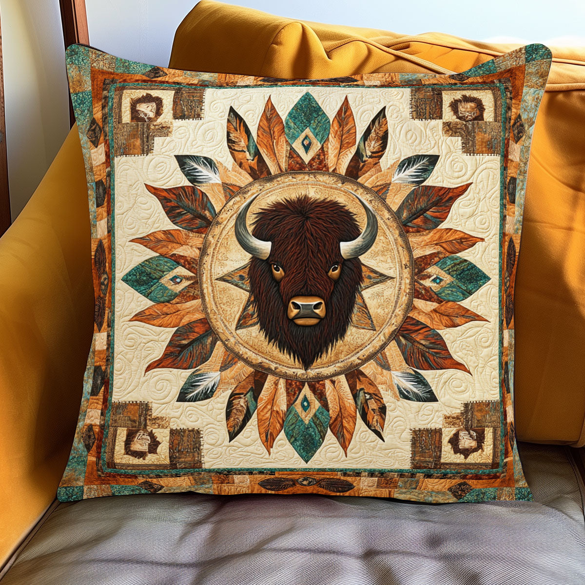 Plains Majesty WJ0801079CL Quilt Pillow Case