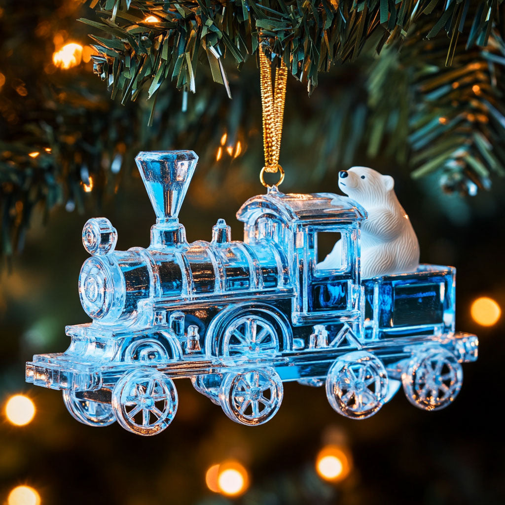 Polar Bear Express WJ2611115CL Christmas Ornament