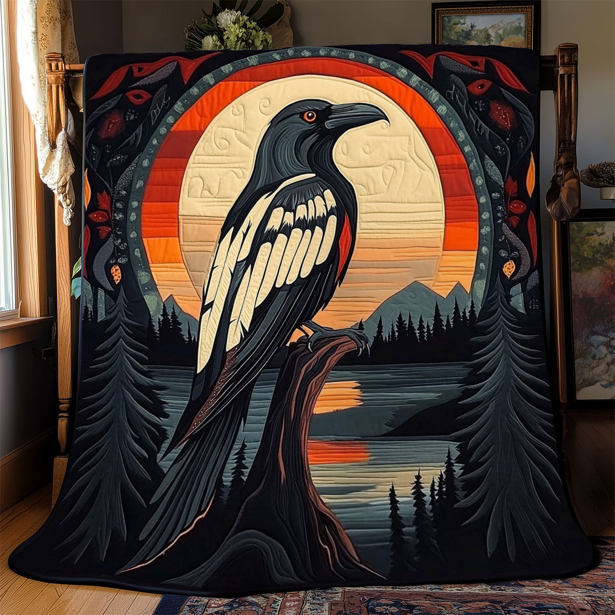 Raven Sky Guardian WJ1001017CL Quilt
