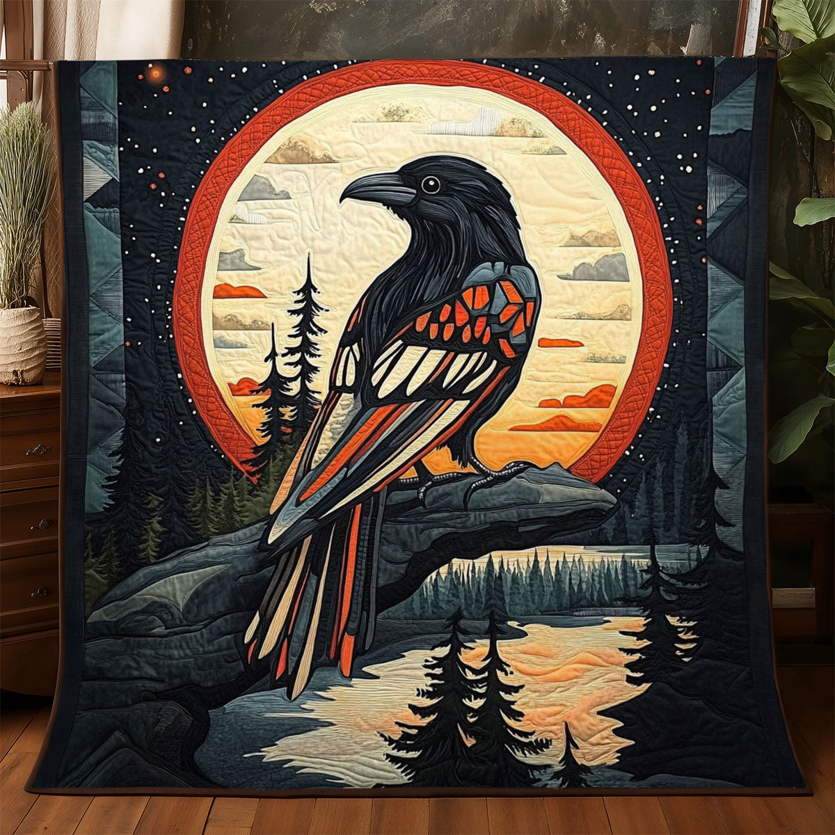 Raven Spirit Passage WJ1001018CL Quilt