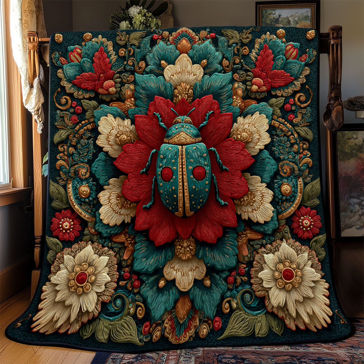 Regal Garden Ladybug WJ0901042CL Quilt