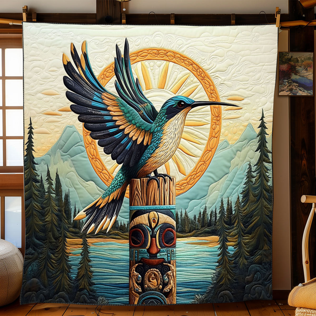 Sacred Hoverer WJ0801047CL Quilt
