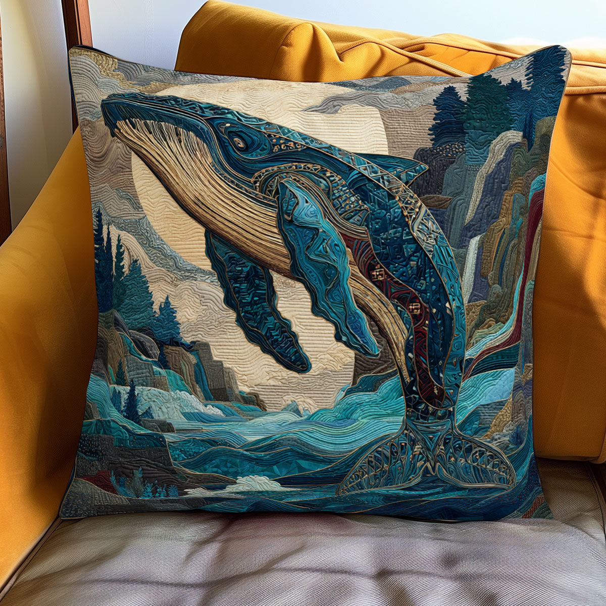 Sacred Ocean Voice WJ1001105CL Quilt Pillow Case