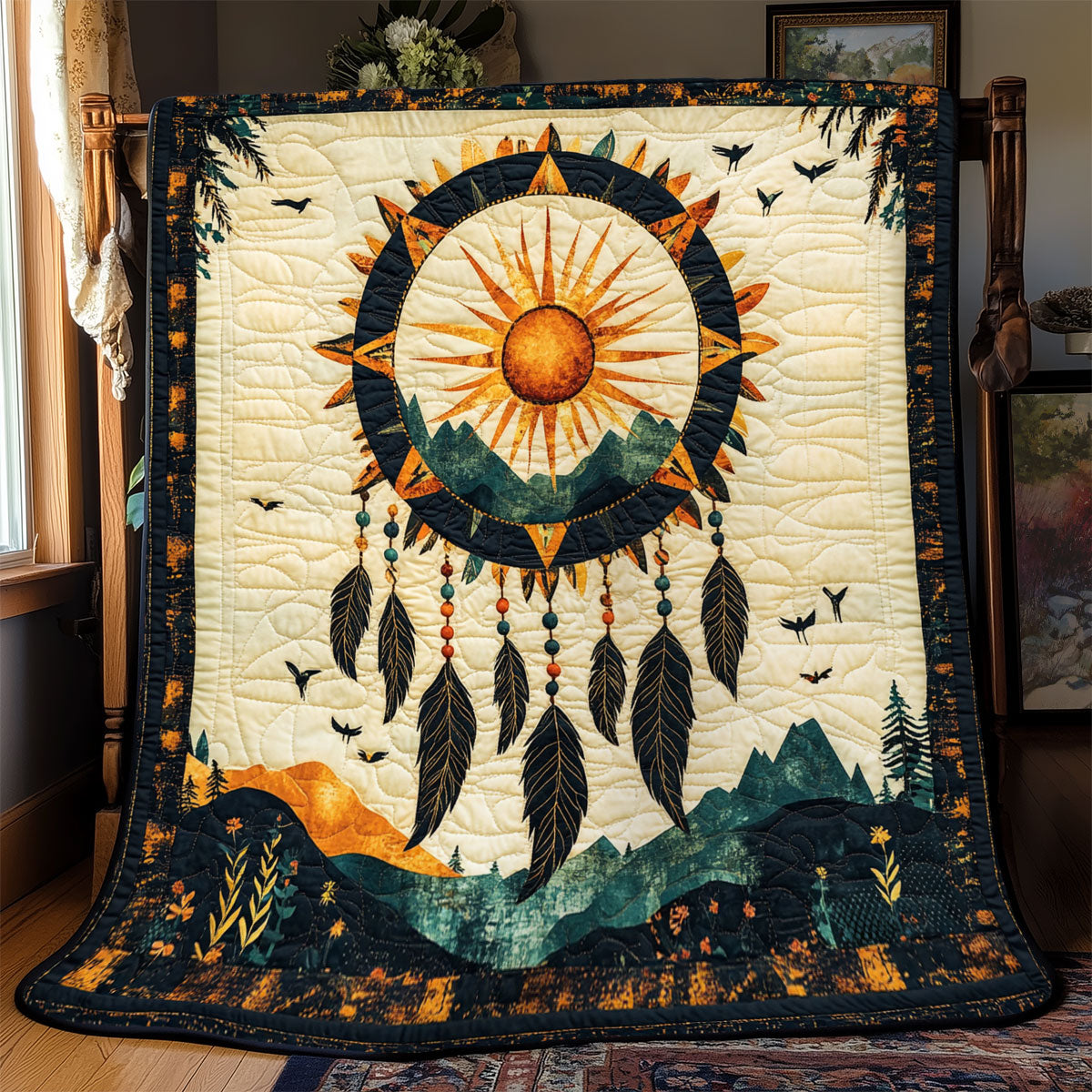 Sacred Sun Path WJ0801055CL Quilt