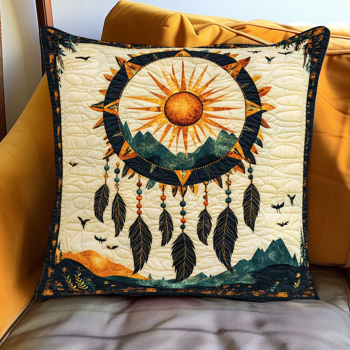Sacred Sun Path WJ0801115CL Quilt Pillow Case