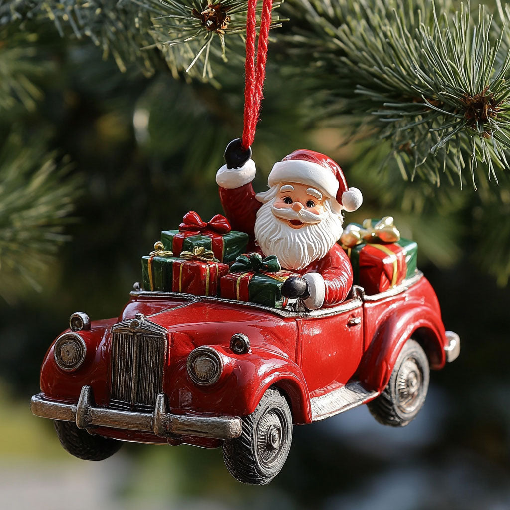 Santa Cruiser WJ2411058CL Christmas Ornament