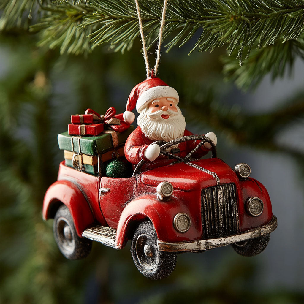 Santa Delivery WJ2411060CL Christmas Ornament
