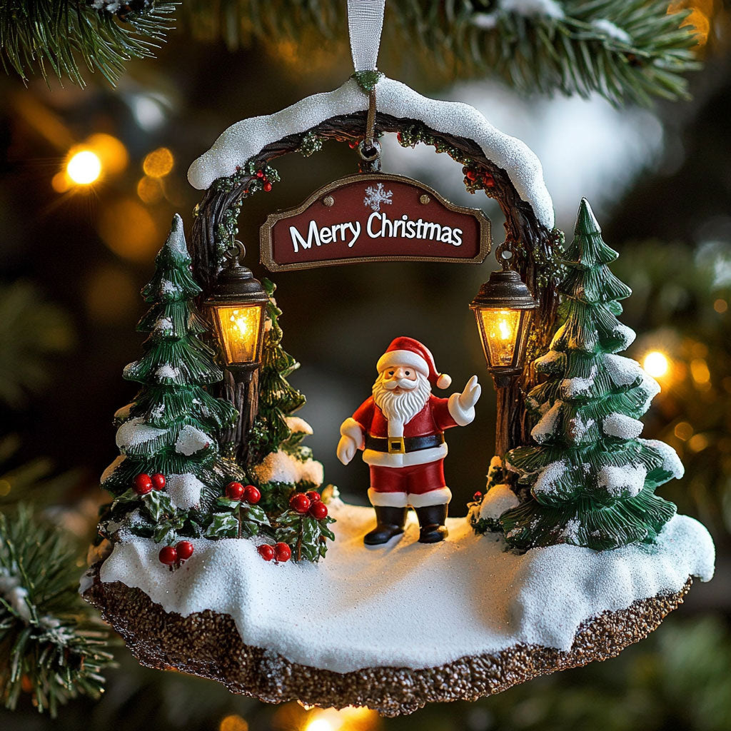 Santa Greeter WJ2511083CL Christmas Ornament
