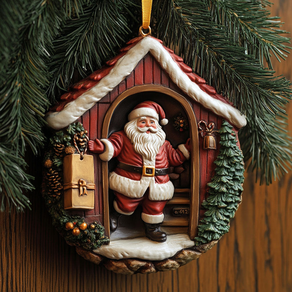 Santa Is Coming WJ2411067CL Christmas Ornament