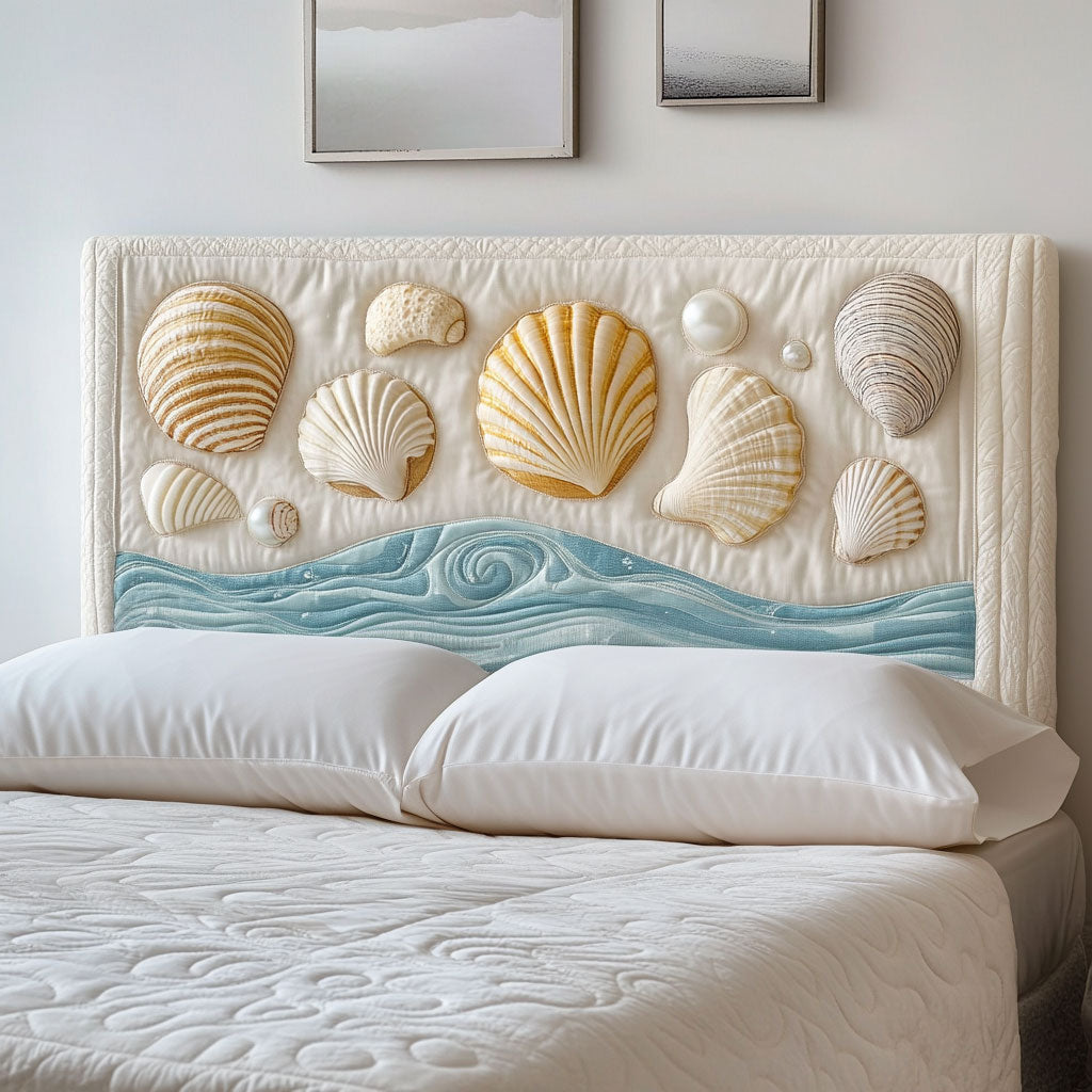 Shell Shoreline WJ0601011CL Quilted Headboard Slipcover