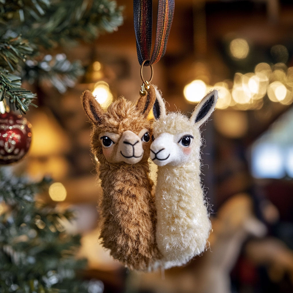Snowflake the Llama WJ2411119CL Christmas Ornament