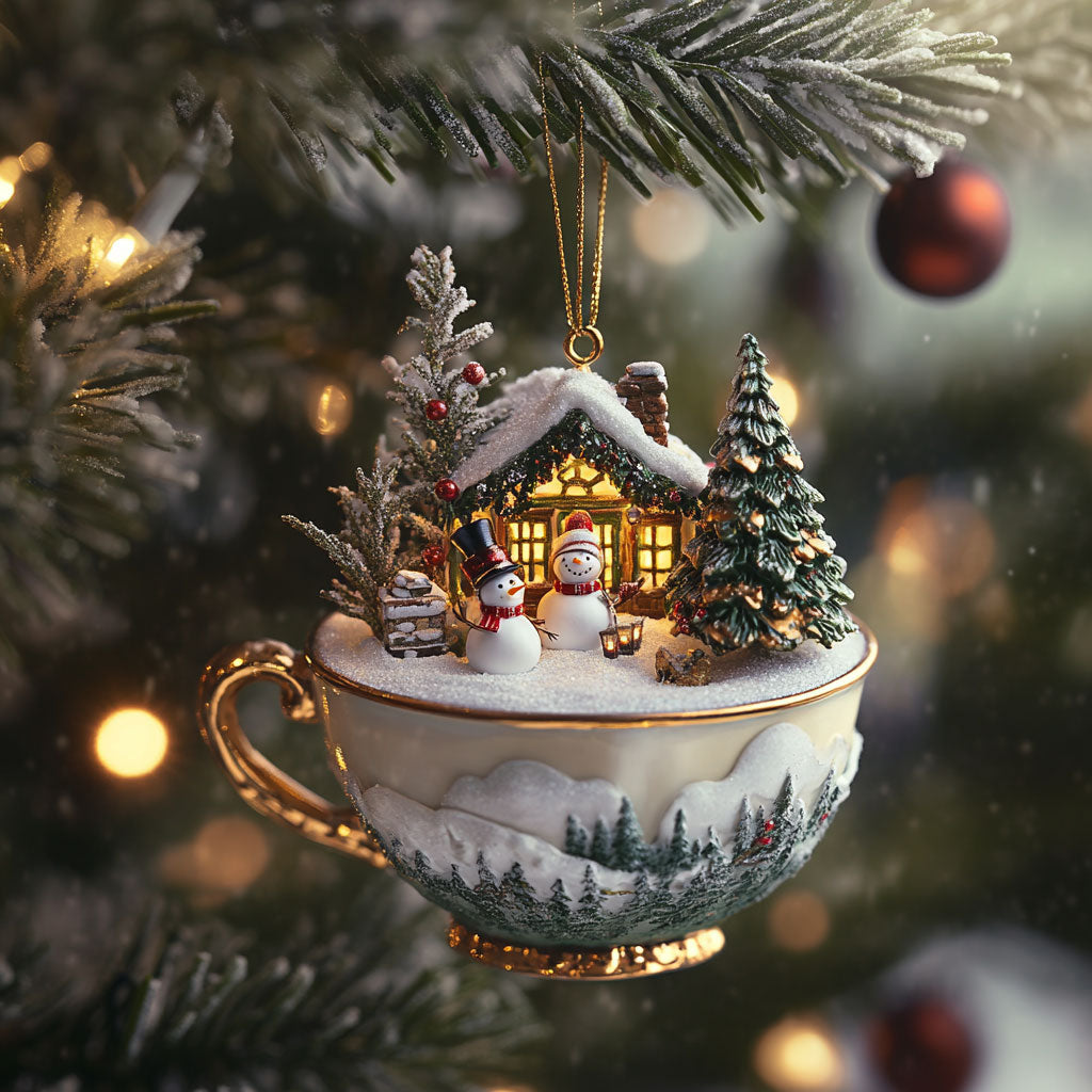 Snowman World Cup WJ2711178CL Christmas Ornament