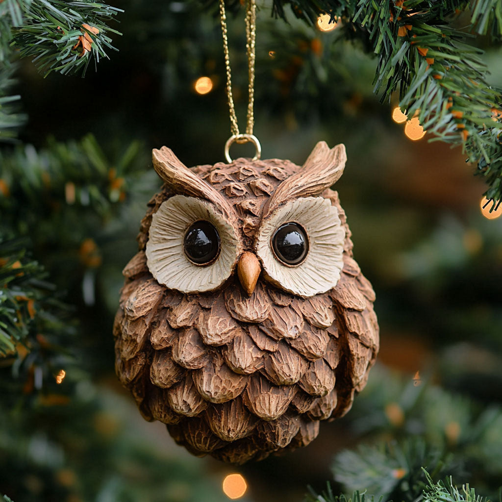 Snowowl Sparkle WJ2411034CL Christmas Ornament