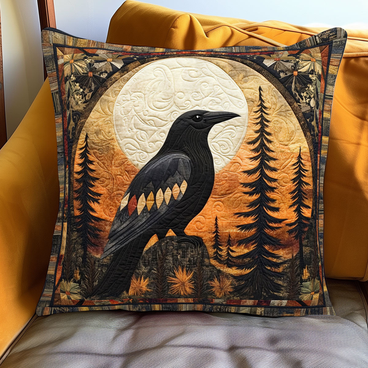 Spirit Of Raven WJ1001078CL Quilt Pillow Case