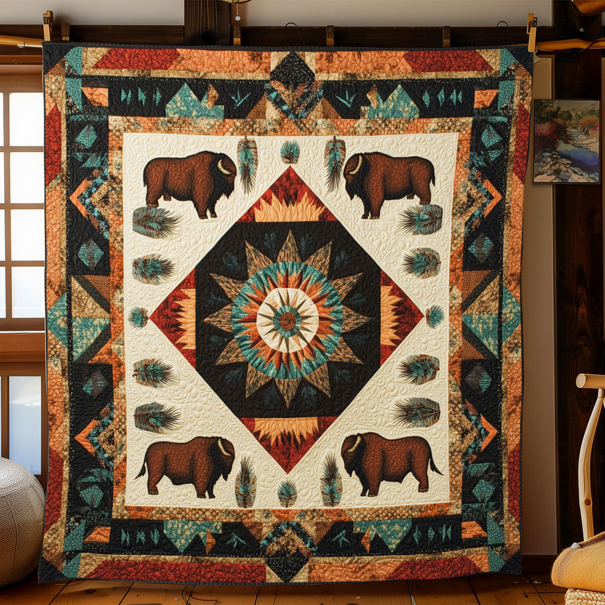 Spirit Of The Plains WJ0701014CL Quilt