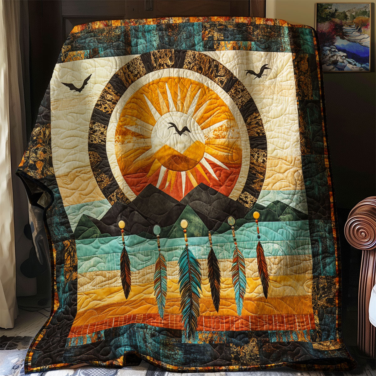 Sun Spirit Horizon WJ0801059CL Quilt