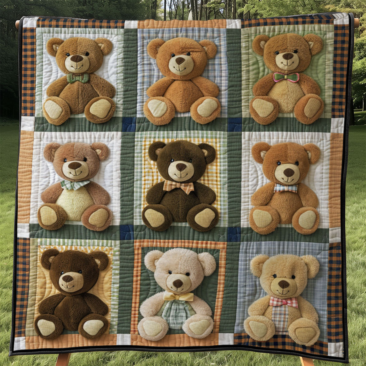 Teddy Friend WJ0801014CL Quilt