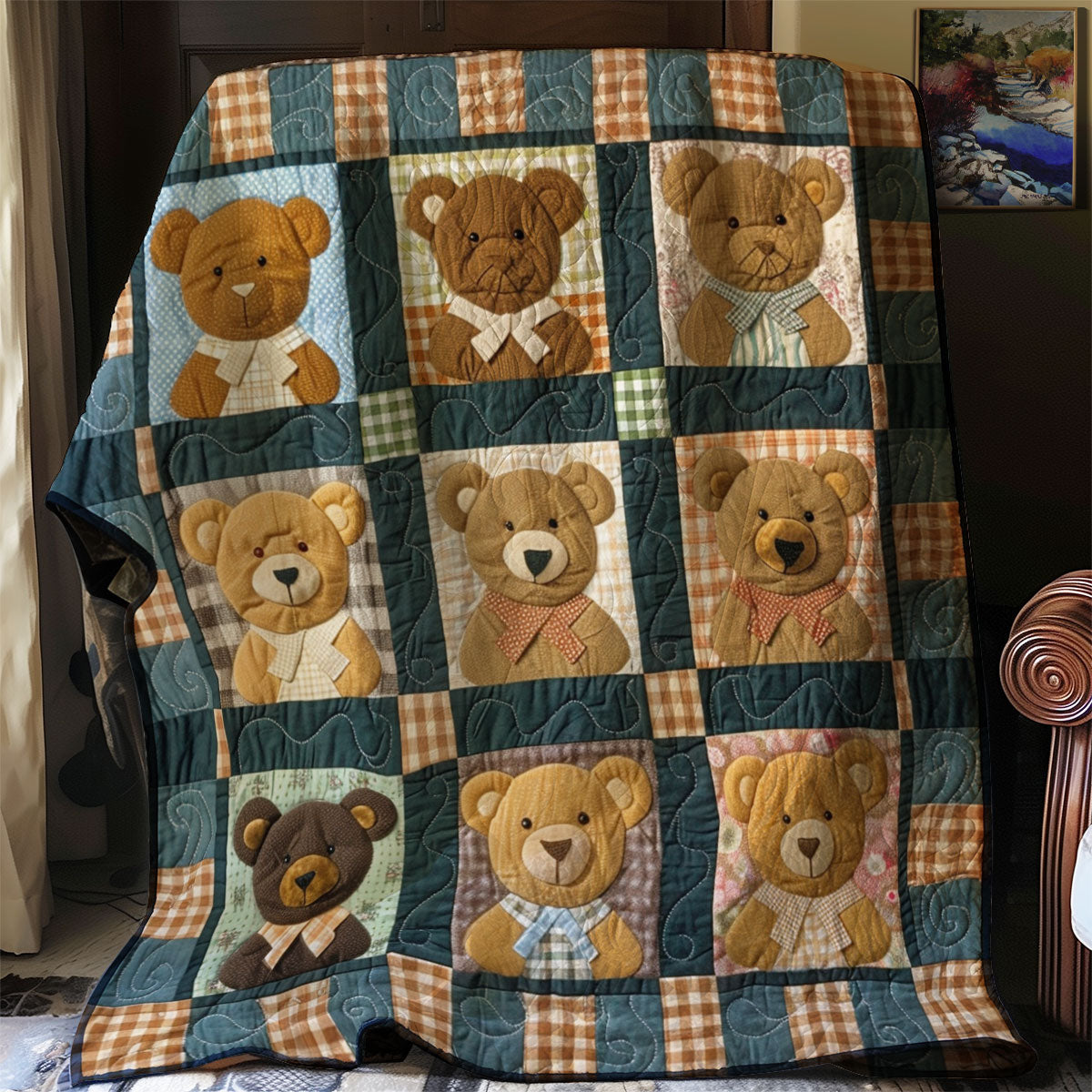 Teddy Patch WJ0801015CL Quilt