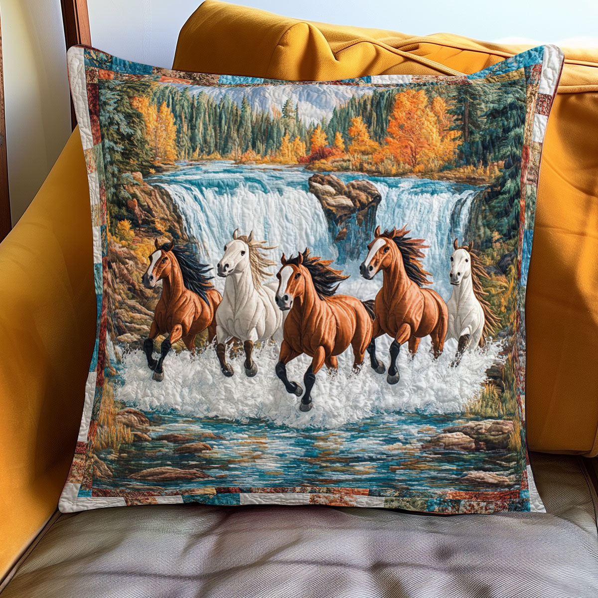 Thundering Streams WJ1301107CL Quilt Pillow Case