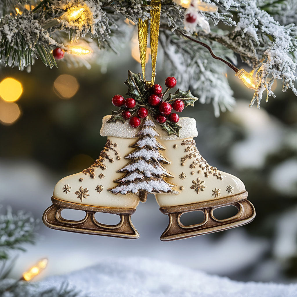Tree Ski Boots WJ2611105CL Christmas Ornament