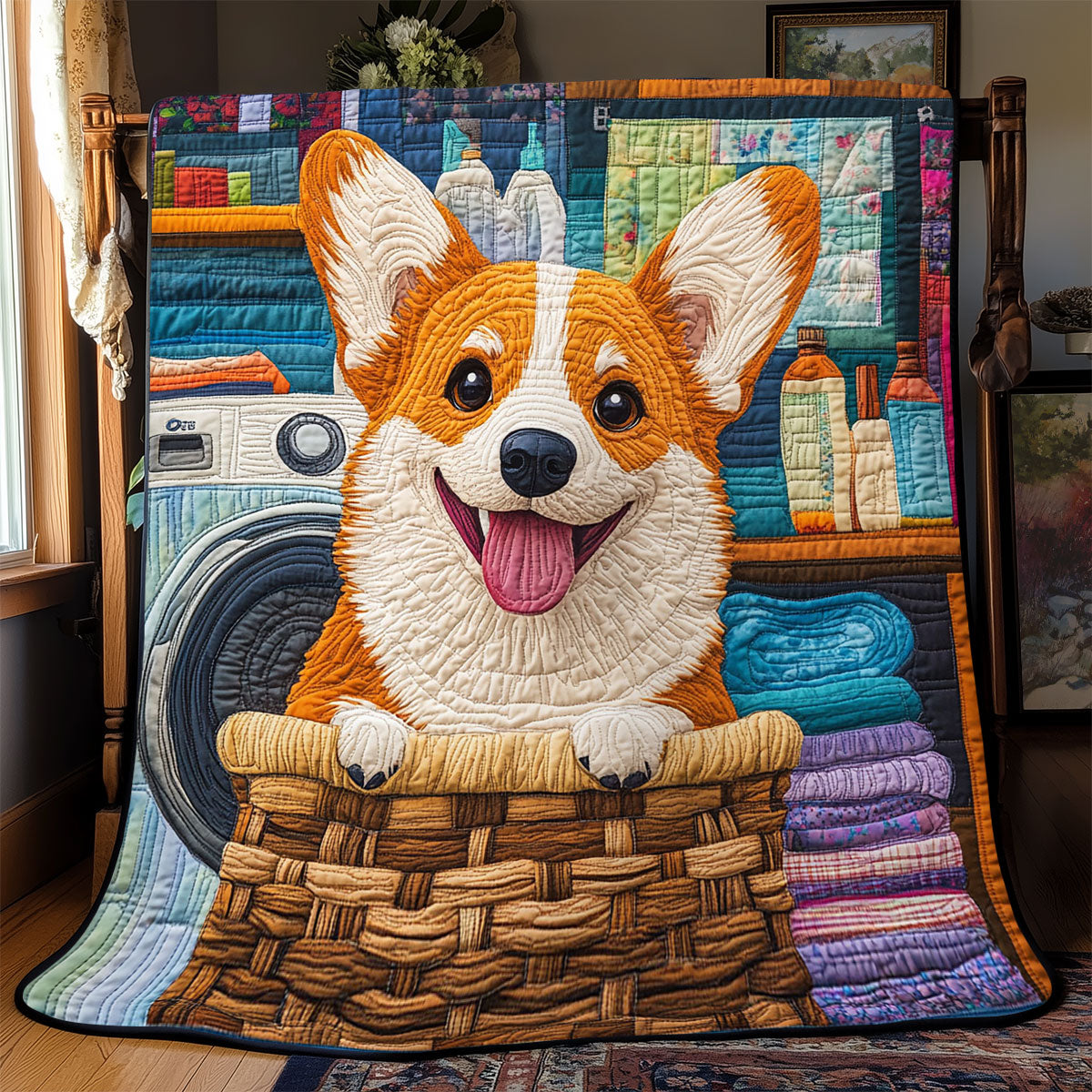 Washing Corgi WJ0501011CL Quilt
