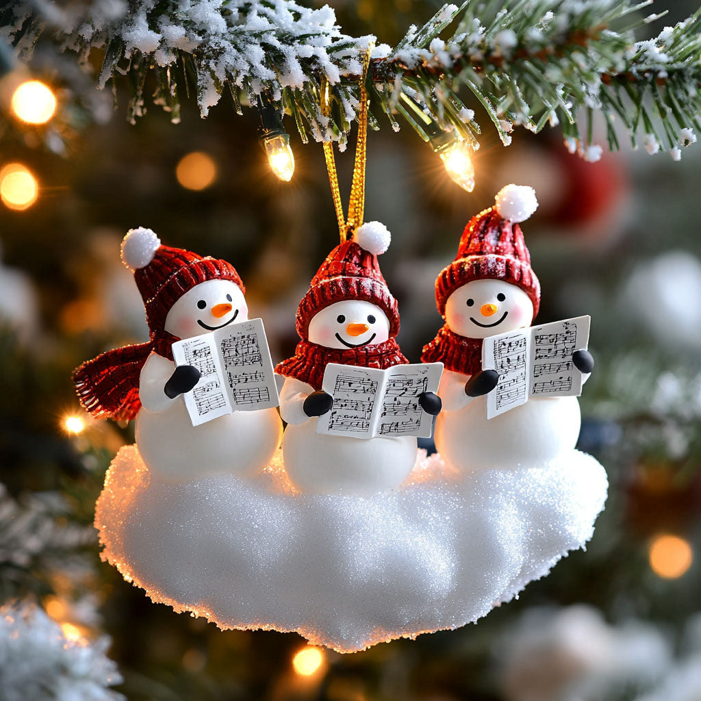 Winter Snow Choir WJ2611121CL Christmas Ornament