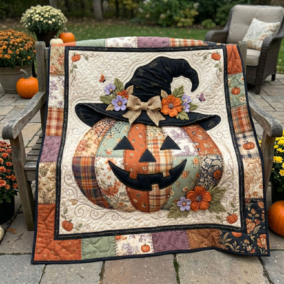 Whimsical Witch Pumpkin WN0705030CL Quilt