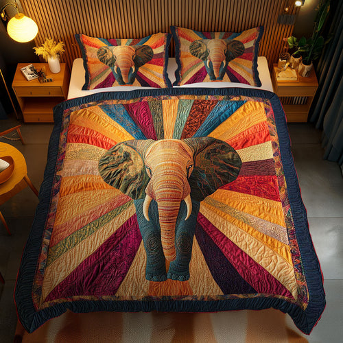 Colorful Elephant WN1002056CL Duvet Cover Set